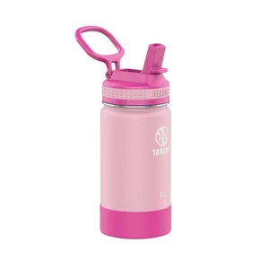 Takeya Actives Kids Water Bottle with Straw Lid - Stainless steel - Picture 1 of 5