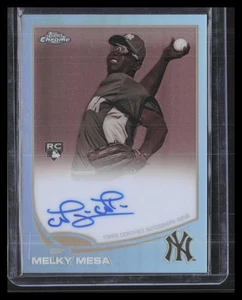 2013 Topps Chrome #157 Melky Mesa Rookie Autographs Sepia Refractors #/75 - Picture 1 of 2