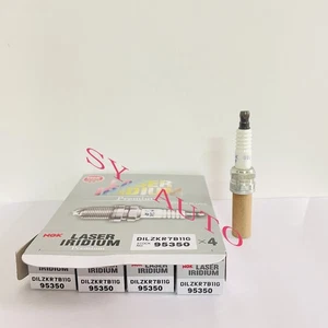 4PCS NGK Spark Plug-Laser Iridium High Ignitability DILZKR7B11G 95350 FAST SHIP - Foto 1 di 4