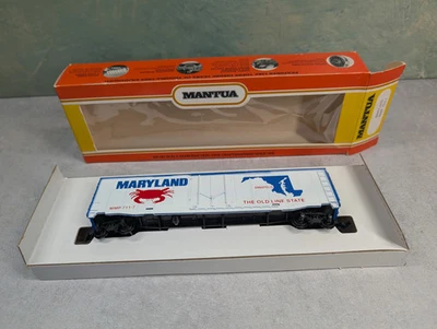 USED Mantua #711-7 HO Scale State Box Car Maryland The Old Line State - Image 1 of 4