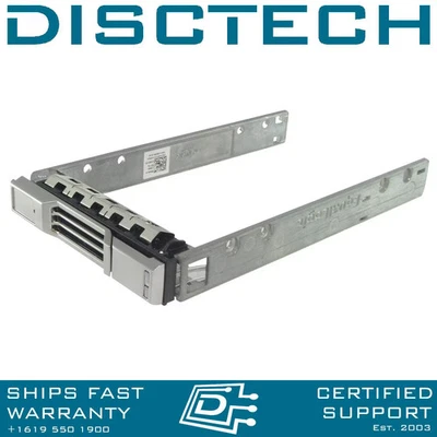 Dell EqualLogic / Compellent 18KYH SFF 2.5" hard disk caddy tray w/ screws - Image 1 of 3