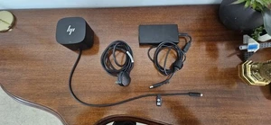 Stacja dokująca HP Thunderbolt 120W G2, HSN-IX01 z zasilaczem. Używany. Klasa B - Zdjęcie 1 z 9