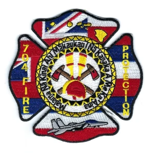 704th Fire Protection Hickam AFB HI Hawaii Crash Fire Rescue Patch - NEU! - Bild 1 von 1