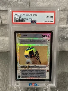Lámina Artoo Reflections 2000 Star Wars ccg R2D2 PSA 8 Low Pop RARA - Imagen 1 de 2