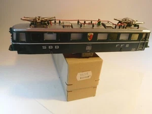 ++ LE422 H0 Fleischmann 104370 4370 Gehäuse Ellok Ae6/6 SBB Schweiz grün Guss - Picture 1 of 9
