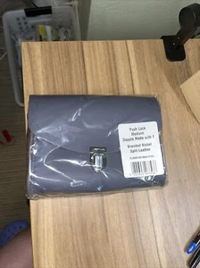 Cambridge Satchel Company Pushlock Medium Crossbody NEW Real Leather Retail $165 - Picture 1 of 10