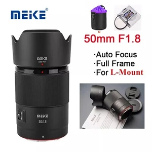 MEIKE 50mm F1.8 AF Auto Focus STM Full Frame Lens for Leica Sigma Lumix L-Mount - Picture 1 of 10