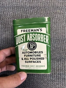 Vintage Freeman’s Staubabsorber Blechdose für Auto & Möbel mit Tuch - Bild 1 von 6