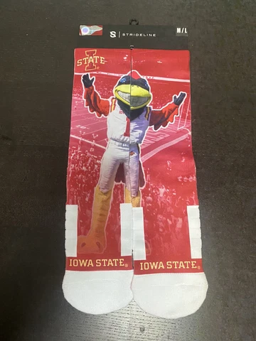 Iowa State Cyclones Cy Socks M/L Unisex Cover
