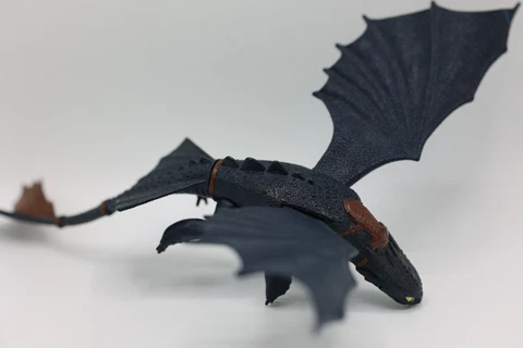 2010 How to Train Your Dragon Air Attack Night Fury Toothless Series 2 Cover