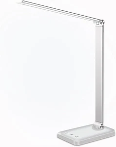 Multifunctional LED Desk Lamp with USB Charging Port, 5 Lighting Modes,5 Brightn - Picture 1 of 12