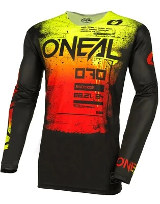 O'Neal Mayhem Scarz V.24 Youth MX 越野球衣黑色/红色 — 第 1/2 张图片