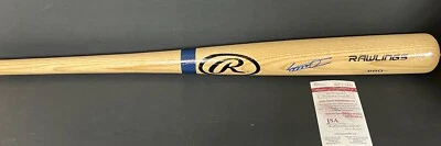 Vladimir Guerrero Jr Blue Jays Signed Bat JSA WITNESS COA Blonde _ - Image 1 of 3