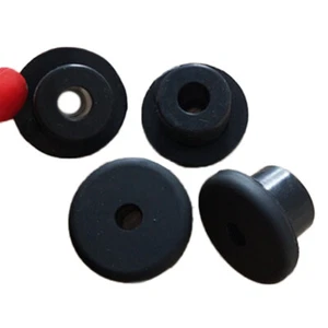 5mm-196mm Silikon Gummi Durchgangs Tülle Kabeltüllen Kabeldurchführung Schwarz - Picture 1 of 7