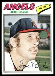 Joe Rudi 1977 Topps #155 California Angels Baseballkarte - Bild 1 von 2