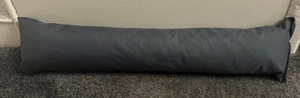 Charcoal Waterproof Draught Excluder Door Energy Saver wind stop 90 x 20 - Picture 1 of 2