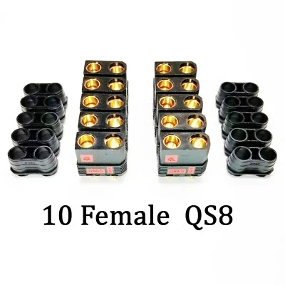 RCP-QS8 Connectors 10 FEMALE ONLY  Anti Spark - Image 1 of 4