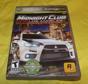 🎮 XBOX 360 MIDNIGHT CLUB LOS ANGELES COMPLETE EDITION REPLACEMENT CASE NO GAME - Picture 1 of 3