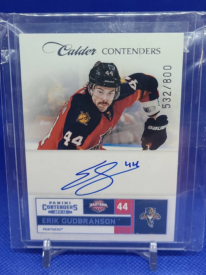 2011-12 Panini Calder Contenders Auto Erik Gudbranson /800 Florida Panthers  - Image 1 of 1