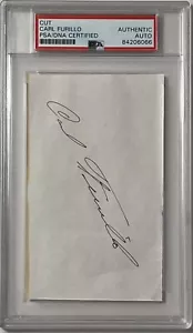 Carl Furillo Autograph Index Card PSA/DNA Authentic 066 - Picture 1 of 2