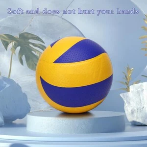 Talla 5 Voleibol Suave Táctil-Bola Deportes Aire Libre Playa Gimnasio Juego Entrenamiento Pelota 1 pieza - Imagen 1 de 9
