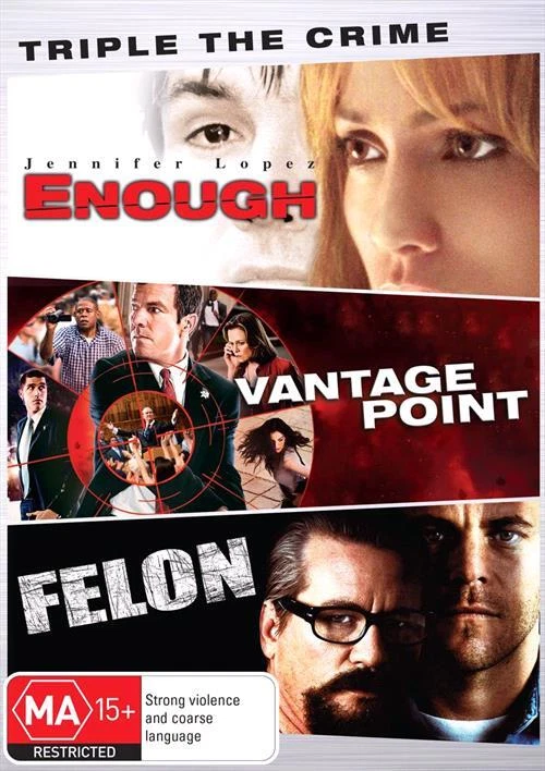 Enough / Vantage Point / Felon | Crime/Investigation Drama Triple Pack (Box Set, - image 1 of 1