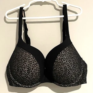 Victoria's Secret 34D BH Perfect Shape Push Up Polster Spitzenbesatz Bügel Schwarz - Bild 1 von 6