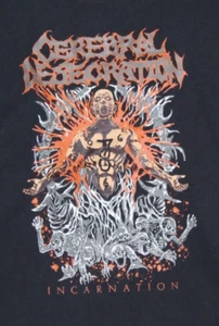cerebral desecration incarnation band t shirt L - Picture 1 of 5