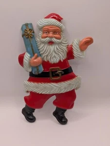 1970s Woolworths Hard Plastic Santa Clause Christmas Decoration - Picture 1 of 8