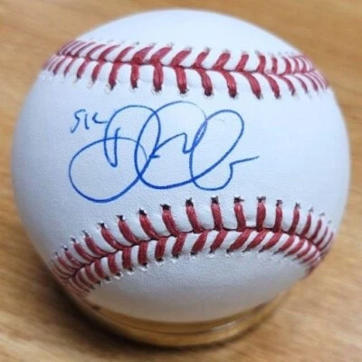 Firmado "Sir" DIDI GREGORIUS Oficial Rawlings Grandes Ligas Fanáticos del Béisbol Certificado de Autenticidad Foto 1 de 2