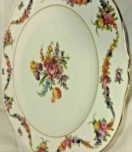 Piatto Laterale Porcellana Epiag Cecoslovacchia Floreale Swag 9954 6,25" Antipasto Pane - Foto 1 di 5