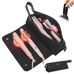 Hair Tools Travel Bag and Heat Resistant Mat, 2 in 1 Portable Organizer Hair ... - Picture 1 of 7