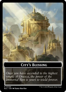 Magic The Gathering {City's Blessing} // {Hamster Token} - Bloomburrow Commander #40 - Imagen 1 de 1