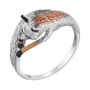 Fingerring Ring Sterling Silber Emaille Echtschmuck bei SFY - Picture 1 of 3