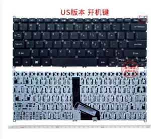 New For ACER TravelMate TMX45-51 TMP414-51G P614 N20H4 N18P6 US Keyboard Black - Picture 1 of 1