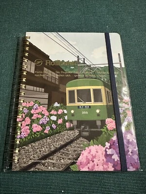 Enoden Rollbahn Memo with Pocket L hydrangea Notebook Limited Edition ENODEN - Image 1 of 4