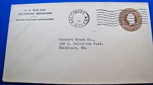 UNITED STATES 1925 - SCOTT #U484 - USED COVER (co20) - Bild 1 von 2