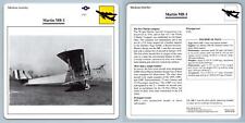 Martin MB-1 - Medium Bomber - Warplanes Collectors Club Card