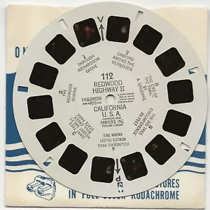 112 Redwood Highway II California USA 1954 Sawyer's View-master Reel - Picture 1 of 1