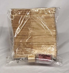 Vestito My Cupcake Fai da Te Legno Naturale Confezione 100 Coltelli Con Timbro Goditi Shabby Rosa - Foto 1 di 3