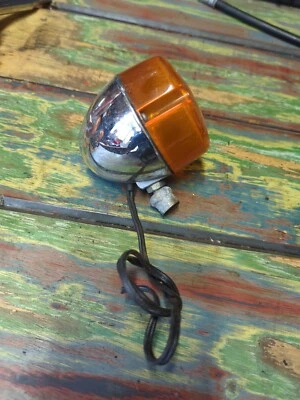 Harley Davidson Front Indicator Deep Orange Lens Sportster Softail 5582 T328 — 第 1/3 张图片