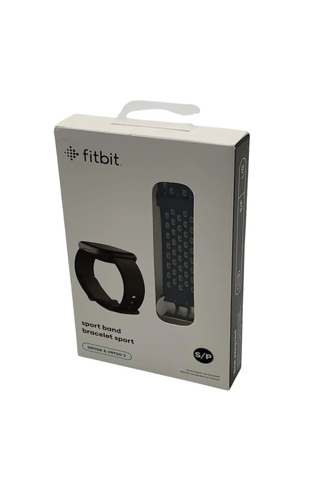 Fitbit Sport Band for Sense & Versa 3 Smartwatches (small Black)