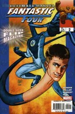 Ultimate Marvel Flip Magazine Fantastic 4 X-Men #2 Marvel Comics Aug 2005 (VF)