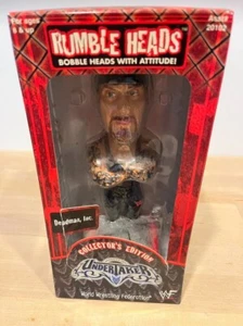 WWF Rumble Heads UNDERTAKER Edizione da Collezione Bobblehead WWE Deadman Inc. NUOVO - Foto 1 di 2