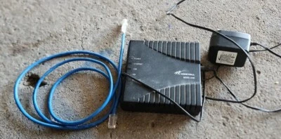 Westell 6100 DSL2 Internet Router Model E90-610015-06 w/ AC Adapter and Wires - Image 1 of 4