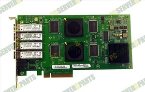 HP 455088-001 4GB PCI-E Fibre Channel Quad Port Adapter Card QLogic QLE2464  - Picture 1 of 1