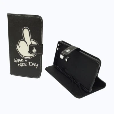 Funda para Móvil Cubierta Protectora Huawei Honor 5X Bolso Cartera Estuche De - Imagen 1 de 4