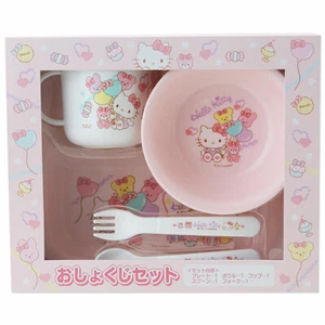 Hello Kitty Baby Meal Plates 5pcs Set Dinnerware Sanrio Japan Kawaii w/Tracking# - Picture 1 of 4