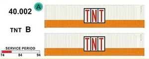 SDS HO 2 PACK TNT 40' JUMBO CONTAINERS PACK B - Picture 1 of 1