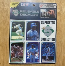 High 5 Superstar Collection Reusable Decals (Ken Griffey Jr.) 1992 Sealed NEW
